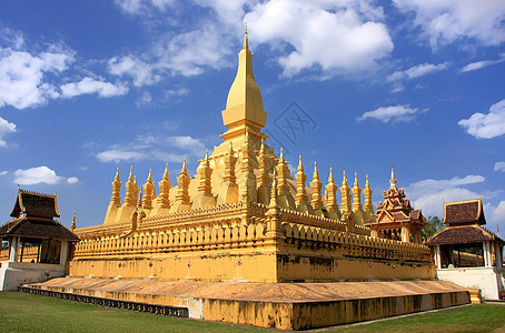 老挝万象卢昂斯图帕佛塔佛教徒宗教国家纪念碑寺庙建筑首都历史景观图片