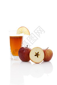 新鲜苹果汁金子饮食水果果汁果味玻璃食物美食液体饮料图片