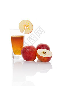 新鲜苹果汁美食果汁水果饮料饮食金子食物液体果味玻璃图片