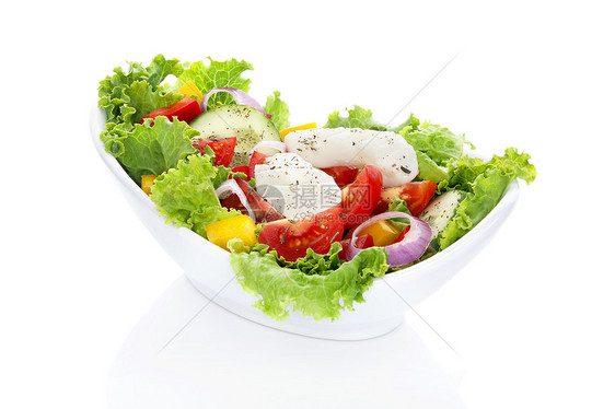 美味沙拉酱烹饪胡椒盘子美食洋葱午餐沙拉叶子饮食蔬菜图片