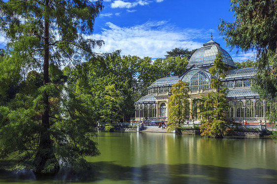 著名的水晶宫旅游地标正方形宫殿旅行玻璃公园建筑花园水晶图片