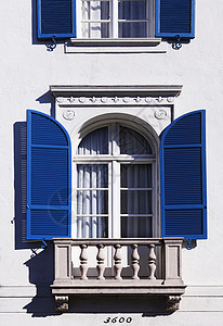 窗户古董别墅建筑学房子装饰百叶窗住宅艺术晴天文化图片