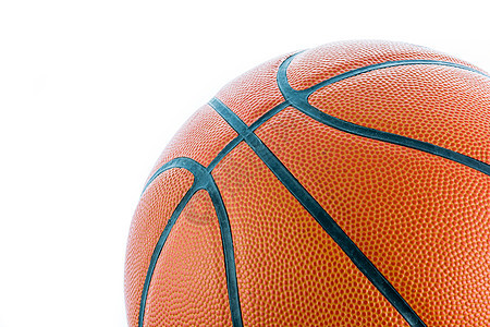 特写篮球或篮球隔离橡皮圆形团队物品休闲白色游戏闲暇皮革竞赛图片
