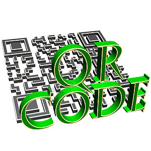 QR 代码概念技术商业零售全球条码数据二维电子商务展示安全图片