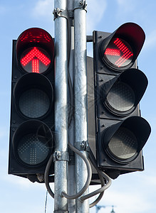 轻型交通灯安全信号红色旅行红绿灯警告街道危险顺序运输图片