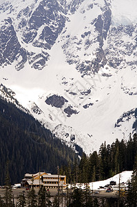 Ski 度假胜地 垂直横幅室外风景图片