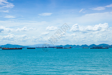 海上货轮油船旅行国际加载后勤海洋港口出口商业码头图片