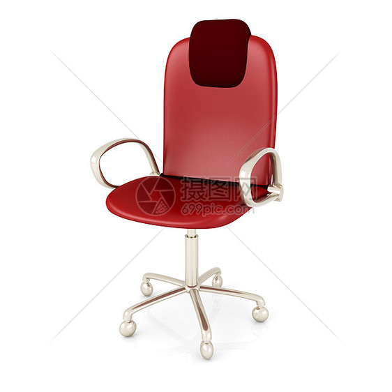 办公柴商业座位办公椅椅子领班扶手椅首席老板白色办公室图片