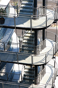 外部楼梯金属职场商业窗户建筑工业建筑学玻璃城市办公室图片
