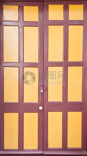 木制门绿色红色石头建筑入口框架房子建筑学窗户木头图片