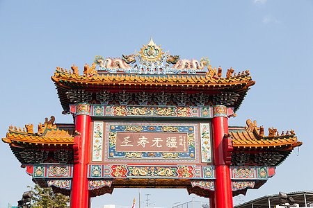 中国拱门宗教艺术节日历史寺庙天空城市文化旅行雕塑图片