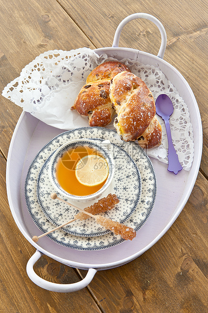 自制葡萄干面包包面包茶盘紫色托盘馒头焙烤烘烤勺子盘子纸垫图片