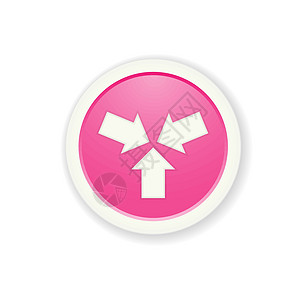 启动图标插图中风粉色阴影联盟公司团队互联网中心白色图片