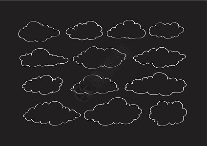 云层图解设计互联网气氛计算网络云景托管预报气候艺术天气图片