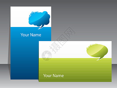 一套商用名片设计套 两套图片