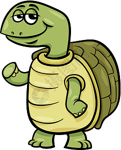 海龟字符卡通插图图片