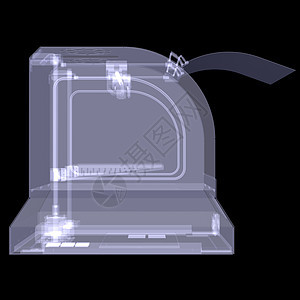 3d打印机 X光成型计算机x光x射线设计建造打印机器技术塑料蓝色图片