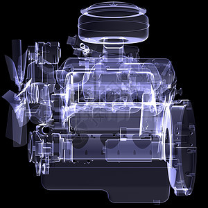 柴油发动机 X光成型车辆发动机燃烧运输腰带柴油机机械引擎金属工程图片