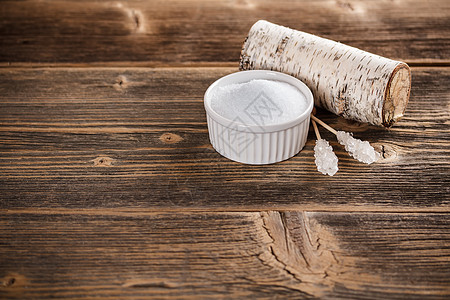 木糖醇结晶木头物质白色桦木产品糖果木板图片