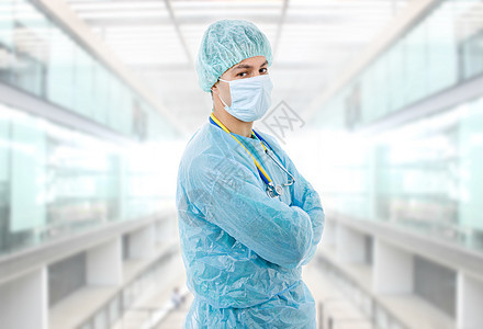 医生保健工作微笑卫生学生职业蓝色医院黑色冒充图片