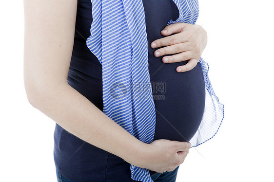 怀孕母性亲热母亲女士腹部喜悦保健女性拥抱身体图片