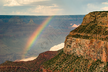 大峡谷天空自然现象彩虹场景目的地旅游旅行岩石水平风景图片