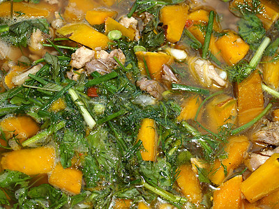 泰式泰国菜食菜单蔬菜桌子奢华自助餐橙子盘子午餐猪肉餐厅美食图片