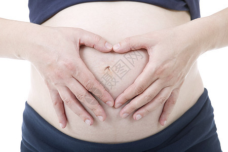 怀孕亲热拥抱母亲保健女士身体女性家庭母性腹部图片