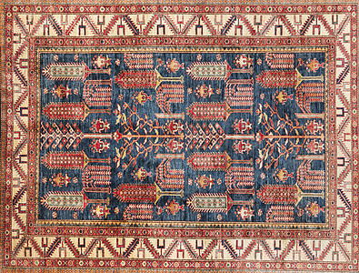 土地毯纺织品红色材料艺术挂毯羊毛古董装饰品丝绸编织图片