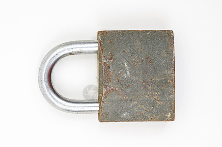 生锈的挂锁边界安全锁孔逆境金属图片