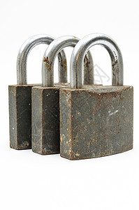 生锈的挂锁金属边界锁孔安全逆境图片