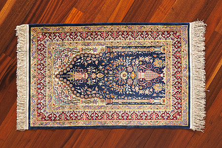 土地毯织物艺术羊毛编织纺织品古董装饰品丝绸小地毯工艺图片