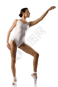 芭蕾舞女拖鞋冒充平衡舞蹈家女孩脚步紧身衣女士热情脚趾图片
