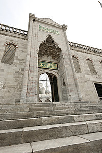 土耳其伊斯坦布尔的蓝色清真寺Blue清真寺宗教火鸡旅游外观文化建筑反射蓝色圆顶结构图片