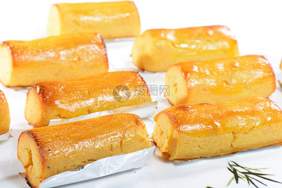 中国食品 烤土豆面包卷图片