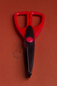 装饰工用的剪刀工具意义积分红色教育工作室背景图片