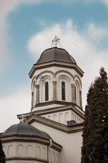 罗马尼亚的拜占庭式基督教教堂(Byzantine)图片