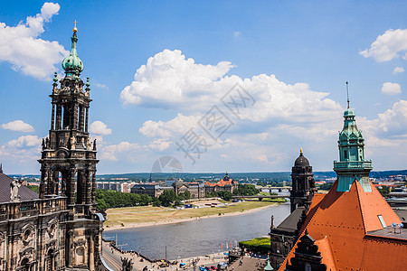德国德累斯顿大全景房子石头音乐天空景观圆顶天际城市全景旅游图片