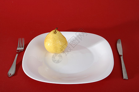 黄梨生活饮食小吃盘子美食用具餐具环境水果银器图片