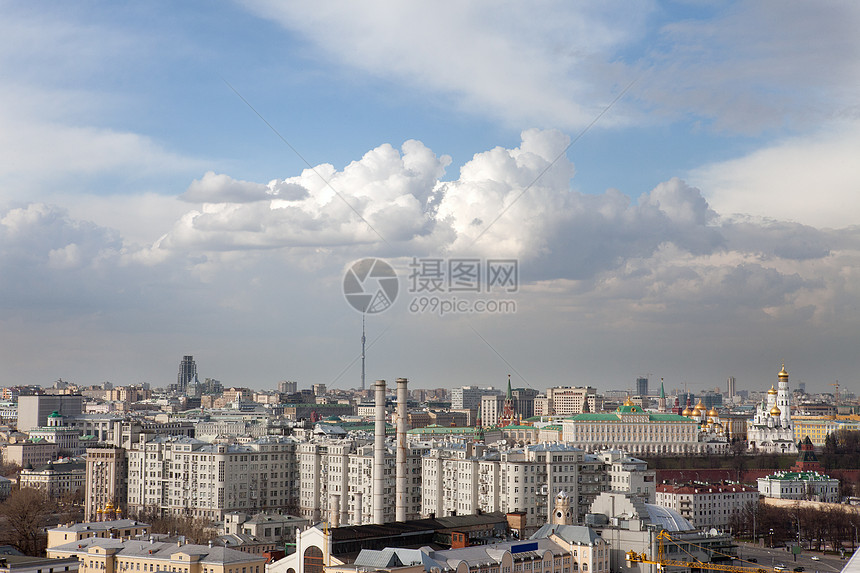 莫斯科市海报高度照片季节教会蓝色水平城市天空旅游图片