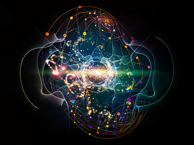 原子能源插图宇宙光子技术缩影作品几何学电子量子质子图片