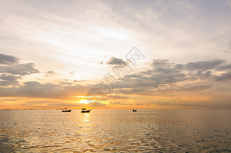 日落海滩 邦普拉运输旅游天空娱乐橙子航程海岸旅行衬垫血管图片