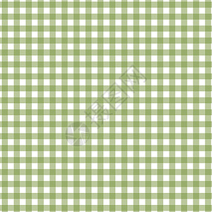 绿色桌布模式格子墙纸厨房插图毯子野餐正方形棉布织物白色图片