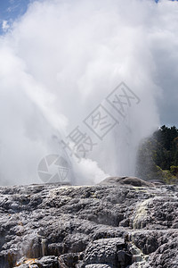 热凝热器区域发泄地热旅游喷泉蒸汽火山风景岩石公园图片