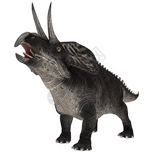 单体蛋白怪物恐龙捕食者爬行动物博物馆生物插图古生物学时代白色图片