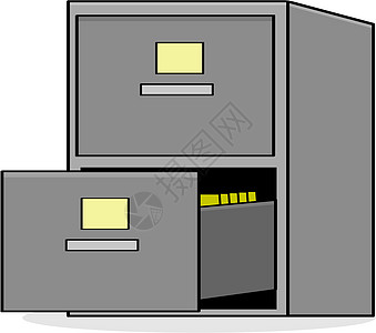 文件柜店铺记录抽屉绘画公司企业插图组织金属档案图片