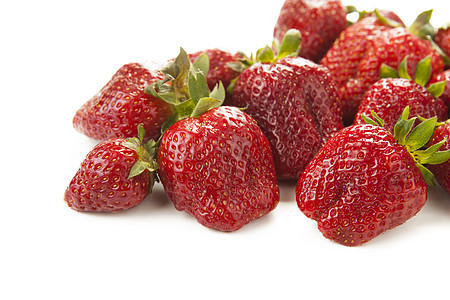 几小片草莓收集产品浆果水果果实栽培果味白色肉质益处图片