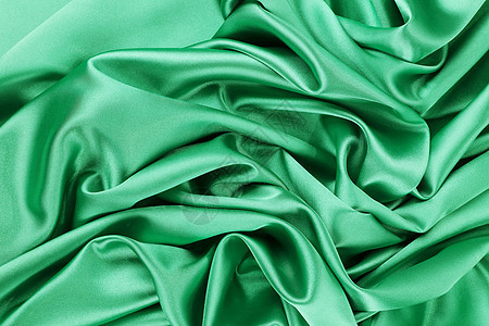 柔软的折叠和浅绿色丝绸的亮点图片