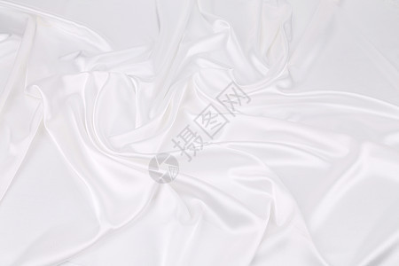 白色丝绸背景热情寝具微光折叠墙纸版税丝带奢华纺织品窗帘图片