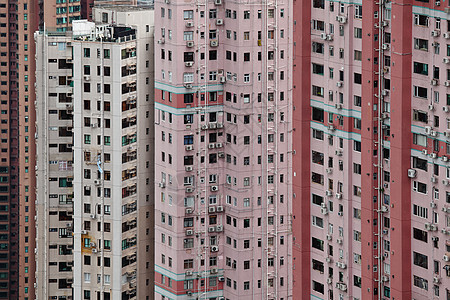 香港住宅楼香港晴天公寓房子人群城市景观摩天大楼天际建筑天空图片